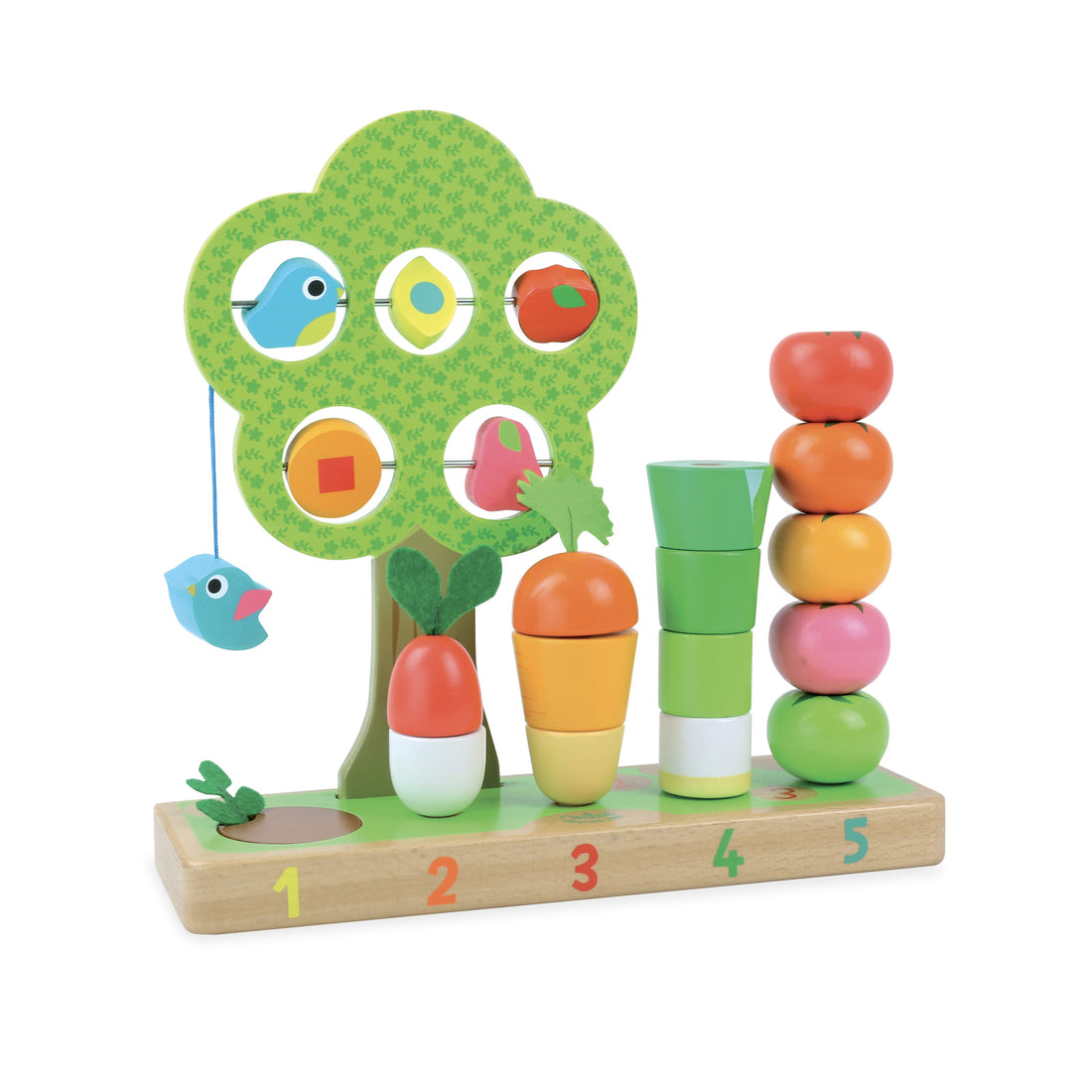 I'm learning vegetables! - wooden toy