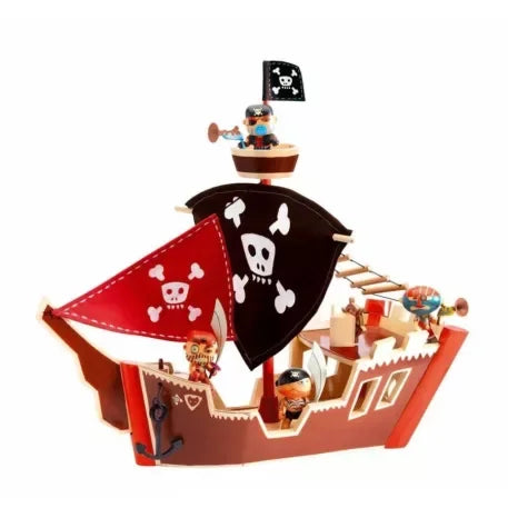 Djeco® Ze Pirate Boat - kalózhajó-0