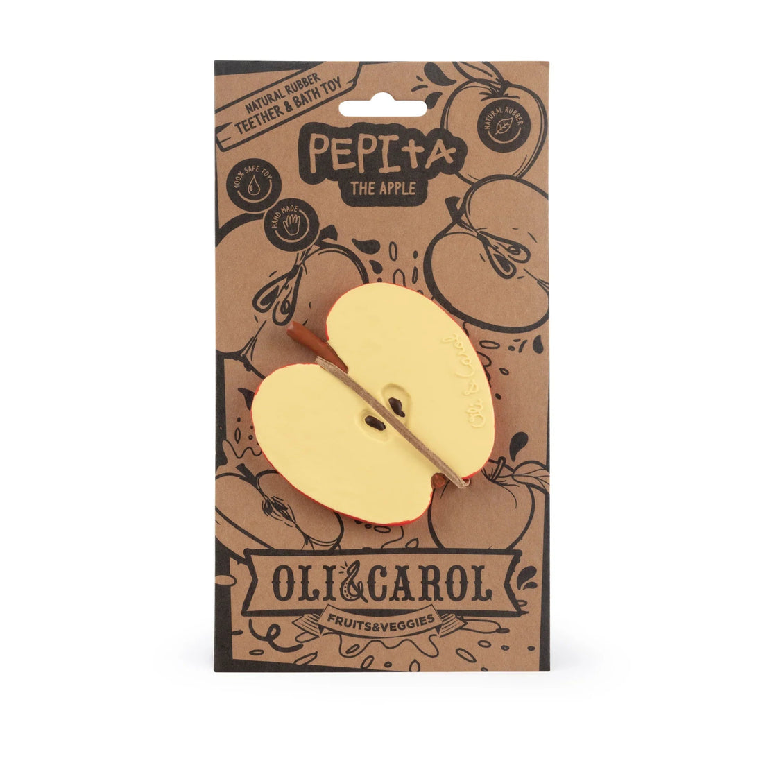 Oli&Carol® Pepita the Apple - Rágóka - Oli&Carol - Babajátékok