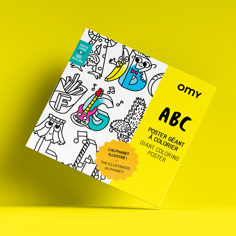 OMY® Színező poszter - ABC - OMY - Kreatív