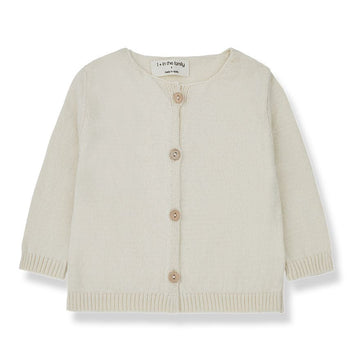 Cotton baby cardigan with buttons - SANDRA