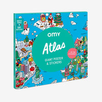 OMY® Óriás poszter és matrica szett-Atlas-0