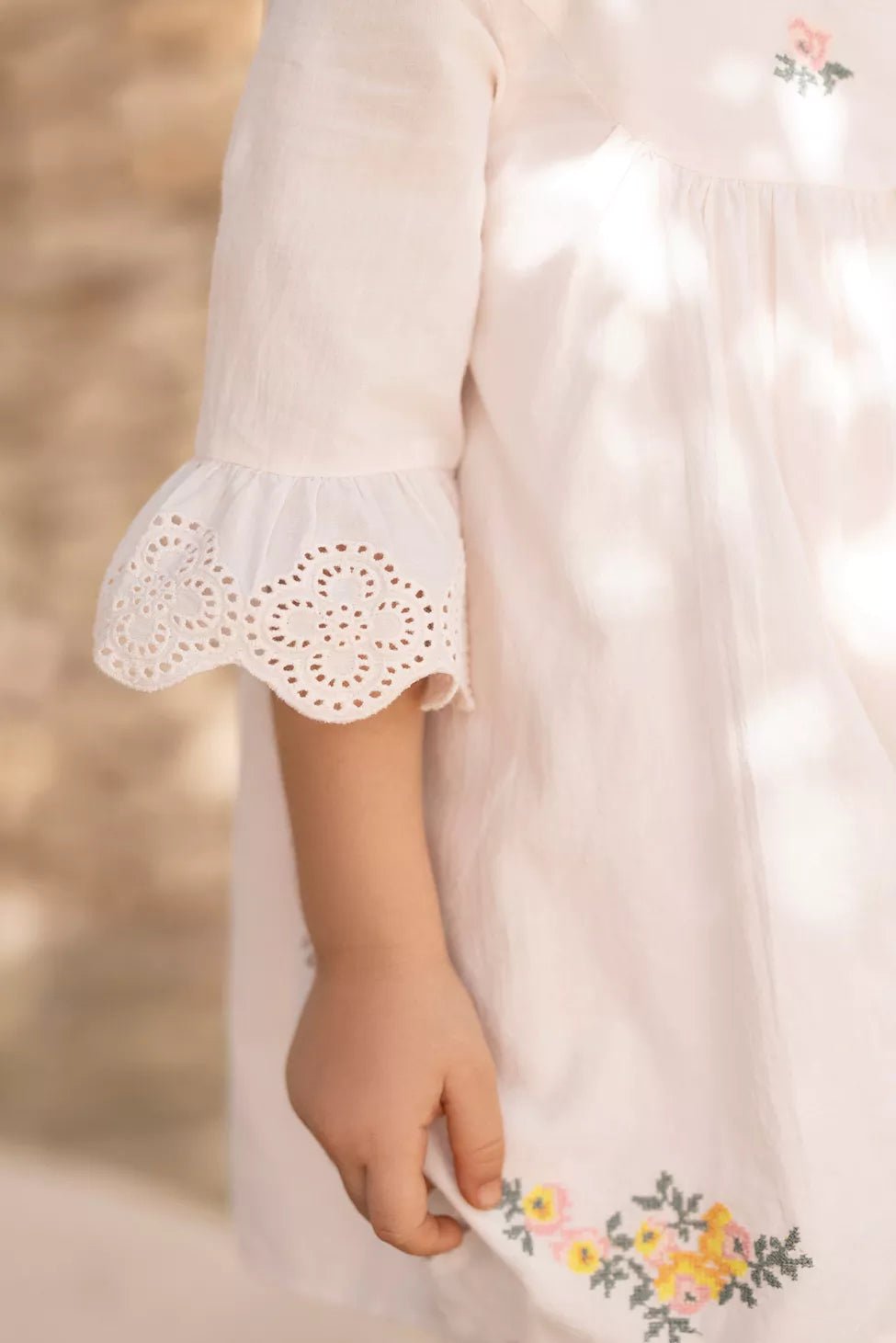 Tartine et Chocolat® Hímzett virágmintás ruha - Tartine et Chocolat - Ruhák és szoknyák - OduStore