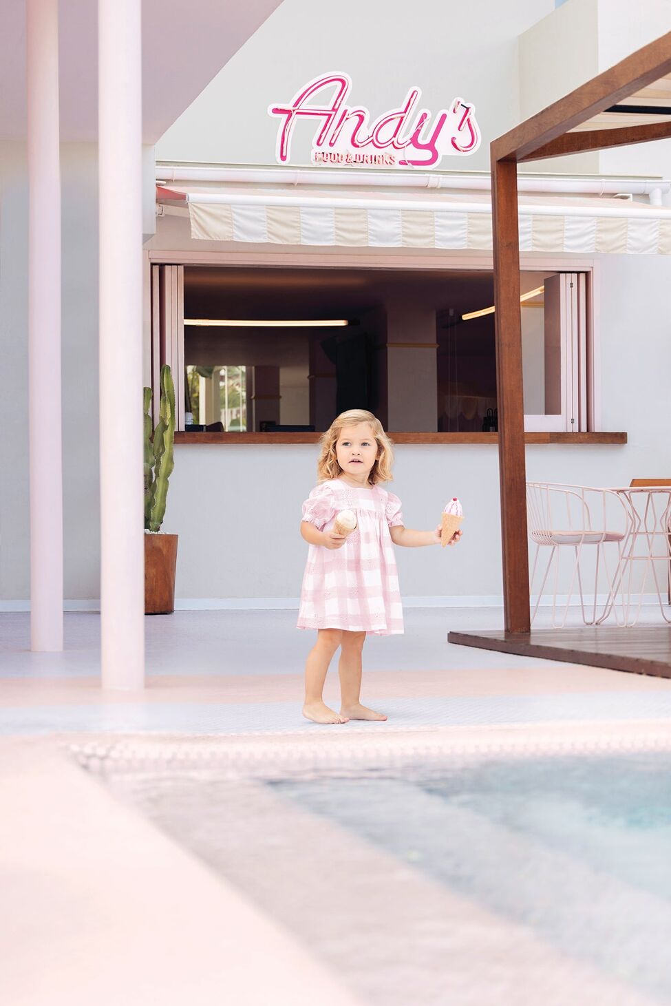 Tartine et Chocolat® Rózsaszín kockás ruha - Tartine et Chocolat - Ruhák és szoknyák - OduStore